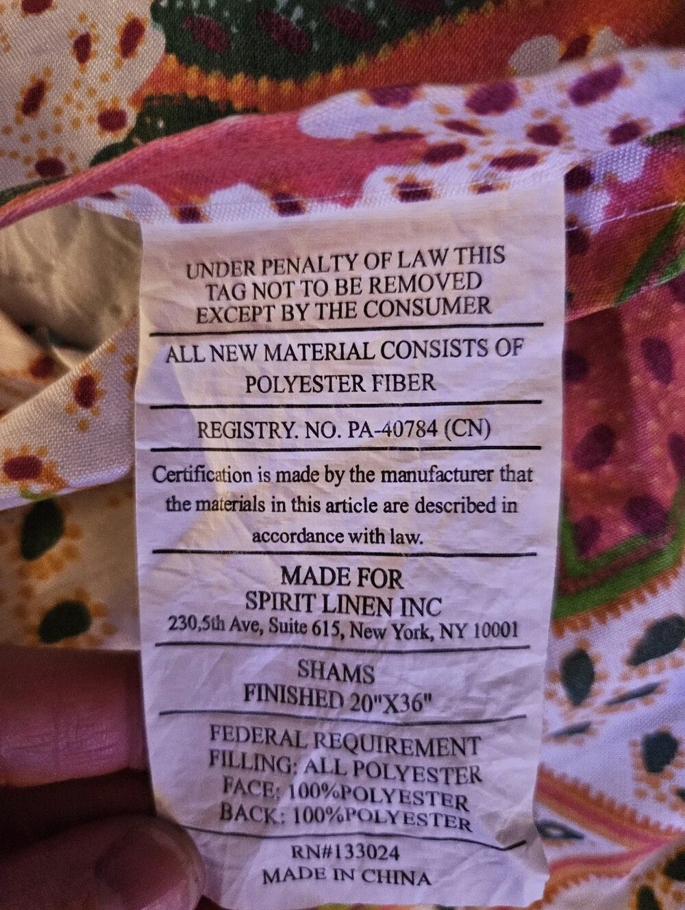 King Size Multicolored paisley and floral quilt and 2 King size shams Like New